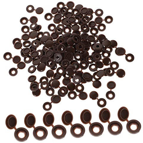 ULTECHNOVO 100stücke Schraubstopfen Schraubdeckel Staubschutzkappen Schraubkopfabdeckung Schraubenkopf Abdeckkappen Selbstschneidende Loch Stecker Möbel Armaturen Material Langlebig