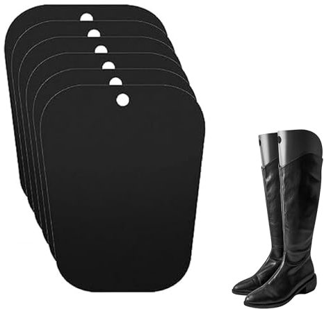 Hezhou 6 Stück Stiefelspanner Damen PP Plastik Stiefelformer Blatt Stiefelformer Für Hohe Stiefel Für Frauen Und Männer (M)