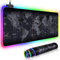 ADM PASS GROUP Alfombrilla para Ratón Mousepad XXL 800x300x2mm Worldmap Alfombra Gaming Base de Goma Antideslizante PC Tapete con Microfibras, Mapamundi, Accesorios de Oficina. (80 x 30 cm RGB LED)