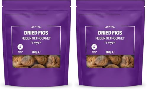 by Amazon Figues Séchées, 200 g (Lot de 2)