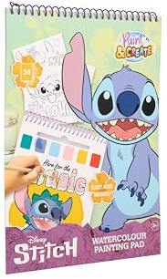 Färgbok akvarell stitch