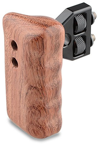 CAMVATE DSLR Holz Griff für Rechts Grip Halterung for DV Video Rig Cage Schulterstativ (Rechte Hand)