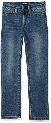 Amazon Essentials Boys' Stretch Slim-Fit Jeans, Light Wash, 8