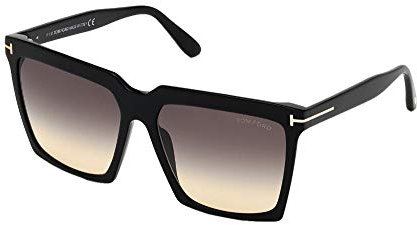 Tom Ford Sonnenbrillen SABRINA-02 FT 0764 BLACK/SMOKE SHADED 58/16/140 Damenbrillen