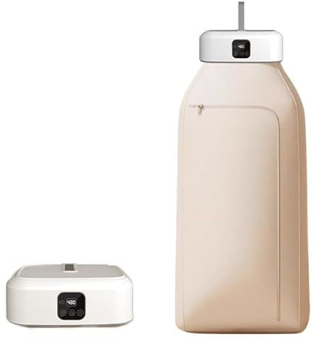 Petit sèche-linge électrique, sèche-linge portable avec télécommande intelligente pour vêtements légers, sous-vêtements, vêtements de bébé, sèche-linge pliable pour appartement, camping-car, voyage