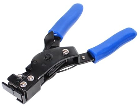 Pratica fascetta stringicavo in acciaio inossidabile Strumento di serraggio Trimmer integrati Taglio automatico Fascetta in nylon per cinghie in nylon Gestioni dei fili elettrici Tensionamento