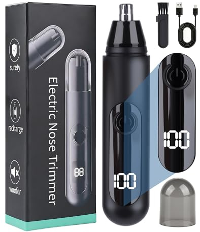 lulir Tondeuse à Nez Rechargeable par USB, Coupe Poils Oreilles Indolore