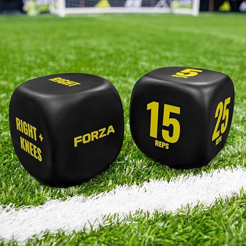 FORZA Keepy-Up Training Dice | Fun Football Skill Development Game for Ball Control, Coordination & Touch – Soft Foam Dice for Indoor & Outdoor Training