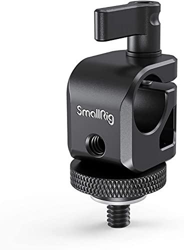SMALLRIG Single Rod Clamp Einzelstabklemme mit 1/4 Zoll Schraube für 15mm Kamera Stützstange - 860B