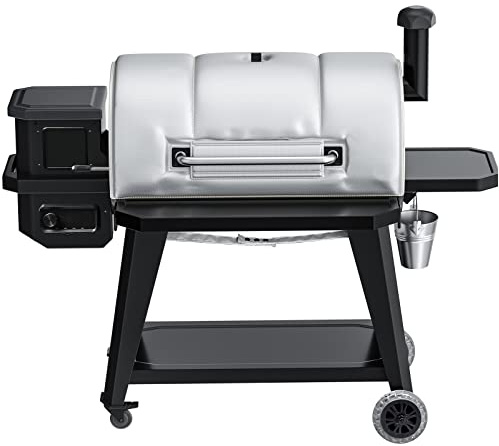 Thermische Isolierdecke für Pit Boss Pro V3 1150 Pelletgrill, passend für Pit Boss Pro Series 1600 PB1150PS2, PB1150PS3, PB1150G, PB1100SP Holzpelletgrill-Smoker, Isolierdecke zum Grillen im Winter