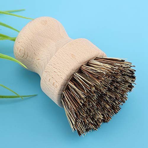 Buchen-Sisal-Seidenbürste für Schüsselbürste und umweltfreundlicher Schrubber Reiniger - Gemüsebürste