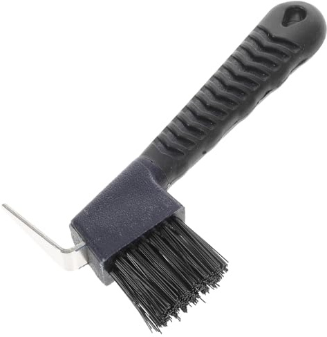 BCOATH 3stücke Hufkratzer Mit Bürste Für Pferde Ergonomischer Griff Langlebig Und Rostfrei Perfektes Pflegewerkzeug Für Saubere Hufe Zufällige Farbe