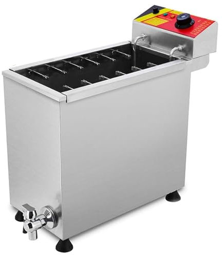 Corn Dog Fryer 25L Kommersiell Ost Hot Dog Sticks Maker Machine Ost Hot Dogs Sticks Friteringsmaskin för Restaurang, Butik, Hem
