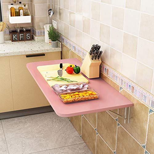 Klappbarer Wandtisch aus Massivholz – platzsparender Küchen-, Ess- und Computertisch, multifunktional, unsichtbares Design, mehrere Größen für ultimativen Komfort.