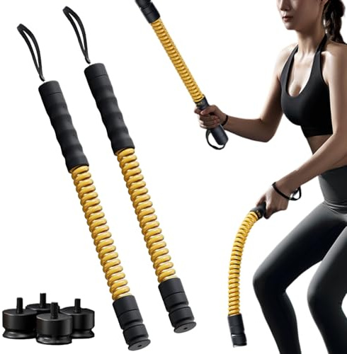 Stridsreppinnar, robust träningsmaterial, 2 delar set med viktade träningsrep | för hemmagym boxning träning aerobics helkroppsträning muskeluppbyggnad