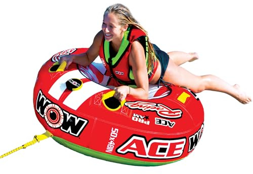 Wow World of Wassersport, 15–1120, Ace Racing, nachziehbar Ski Tube, 1 Person