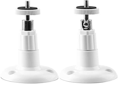 OOTSR (2 Stück) Sicherheitskamera Wandhalterung für Innen/Auß enmontage, verstellbare Halterung Kamera Deckenhalterung für Arlo, Arlo Pro und andere kompatible Modelle (Weiß)