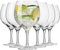 Krosno Copas para Cóctel Gin Balón Agua | Conjunto 6 Piezas | 700 ml | Harmony Collection | Perfectas para la Casa, Restaurante y en las Fiestas | Apta para Lavavajillas