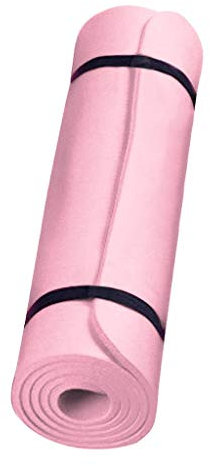 Momolaa Tapis de Yoga 4MM,Yoga Mat,Tapis De Sport Antidérapant,Tapis de Fitness, Tapis de Gym,183x60x0,4cm (Rose)