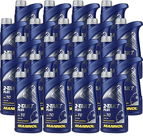 QR-Parts Set 85493582 MN7204-1 22x1 Liter MANNOL 2-Takt Plus API TC Öl Motorradöl Scooter Teilsynthetisch