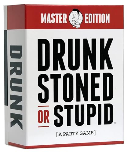 Drunk Stoned or Stupid *Master Edition* | Card Game with 550 Prompt Cards