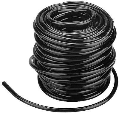 Garten Bewässerungsschlauch, 50m Micro Drip System Verbindungsrohr Landwirtschaft Rasen Wasser Schlauch Tropfschlauch Flexibel Versorgungs Leitung Tropfrohr für Pflanzreihe Bewässerungsysteme(50m)