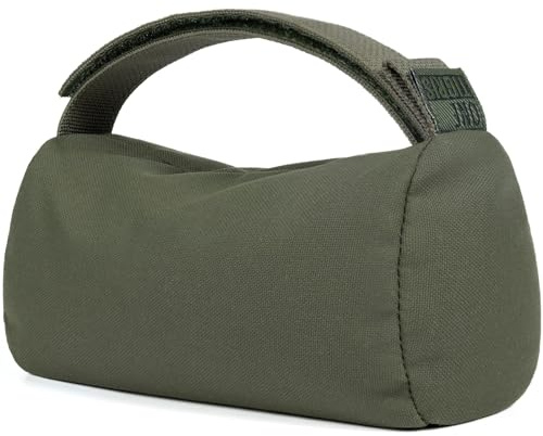 OneTigris Shooting Sandbag Pre-filled Gun Rest Bag, Rear Support SandBag Stand Holders for Gun Rifle Shooting Hunting, Ranger Green