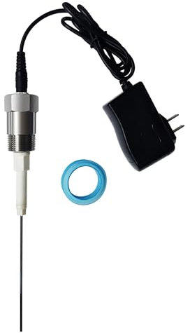 Powered Anode Rod for Water Heater Tank, Electrical Titanium Anode Rod, Eliminates Rotten Egg Smell (Type A)