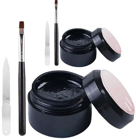 2 Pieces Nail Repair Protection Gel, 5ml Nail Glue Instant Cracked Nail Repair Gel, Nail Repair Set For Split Natural Nail, Nail Strengthener Fixer And Hardener, Broken Nail Repair Kit With Brush