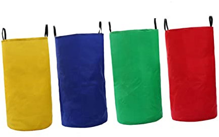 BESTonZON 4stücke Junge Mädchen Outdoor Sackhüpfen Tasche Springen Spiel Bunte Lustige Junge Mädchen Unterhaltung Werkzeuge