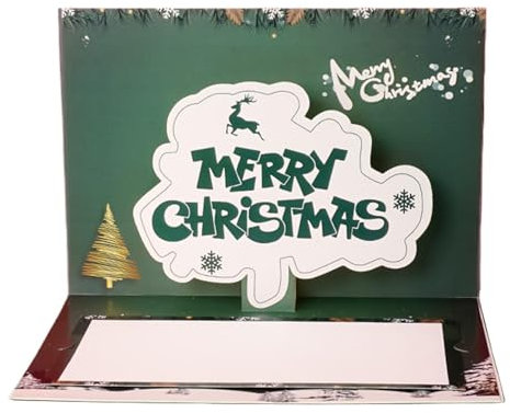 Weihnachtskarten, Neujahrskarten mit Umschlägen, Frohe Weihnachten, Dankbarkeitskarten, Senden Sie warme Weihnachtsgrüße