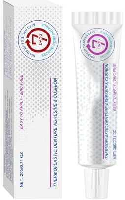 Adhesivo Termoplástico Para Dentaduras,Adhesivo Dental Resistente,Adhesivos De Larga Duración Para La Fijación Dentaduras Postizas,Rebasa Y Aprieta Dentadura Postizas Superi