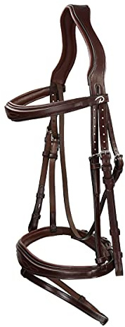 Dy'on Trense NEC Anatomic Flash Noseband - Full/WB - Braun