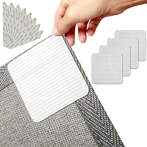 Alfombra Antideslizante Pad,12Pcs Anti Slip Pads Vacío Anti Slip Mat para Alfombra Alfombra Stopper Anti Slip Alfombra Pad No Slip Alfombra Stopper Marcado Blanco