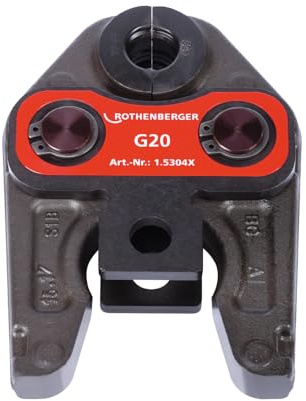 ROTHENBERGER Pressbacke Standard, G Pressbacken Kontur, 20mm Arbeitsbereich Durchmesser | 015304X | Pressbacke, Presszange, Pressbacke für Pressfittinge