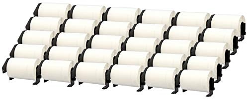 30x DK-11241 102 x 152 mm Compatibles Étiquettes d'expédition (200 Étiquettes par Rouleau) pour Brother P-Touch QL-1050, QL-1050N, QL-1060N, QL-1100, QL-1110NWB Etiqueteuses