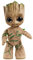 Mattel Marvel Peluche Dansante et Parlante Groot (29 cm) inspiré de la série Je s’appelle Groot, corps en tissu, à collectionner, Jouet Enfant, Dès 3 ans, HJM23