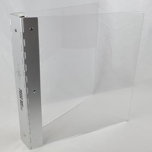 Posse Box - 3-Ring 1 Binder RD-27-AC · Clear Acrylic · 11-5/8 x 10 x 1 · Storage Organizer