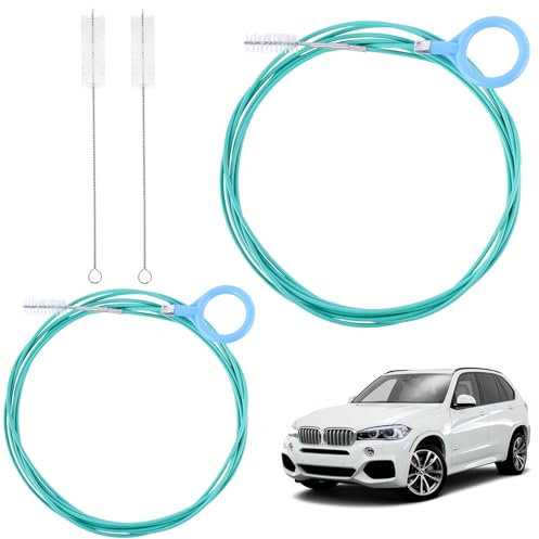 Strisce Pennello Pulisci di Tubi, Stura Lavandini e Scarichi Sonda, Sonda Sturatubi, Stura Lavandini e Scarichi, Strumento Lungo e Flessibile, in ABS e Nylon Spazzola di Pulizia per Tubature 3m & 5m