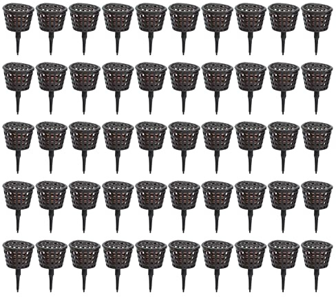 50Pcs Fertilizer Basket Fertilization Box Plant Nutrition Dispenser Sturdy Plastic for Potted Plants Succulents Bonsai with Easy Application for Home Balcony Garden