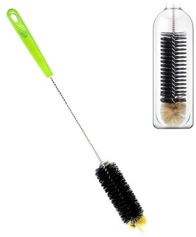 Escobilla Para Botellas - Limpiador De Tazas Para Cocina - Cepillo Antideslizante Para Viaje Y Hogar Para Botellas De Cerveza Vino Leche Y Cristalería De Cuello Estrecho - Limpieza De Vajilla Y Cocina