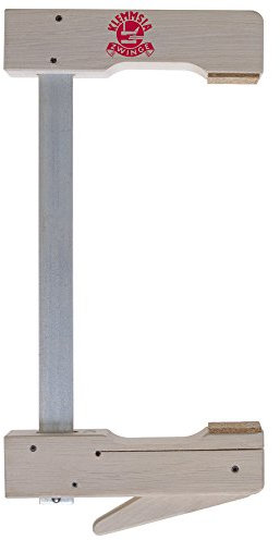 DÜNNEMANN 0060 Klemmsia-Zwinge aus Weißbuchenholz Spannweite 600 mm Ausladung 110 mm, Weite