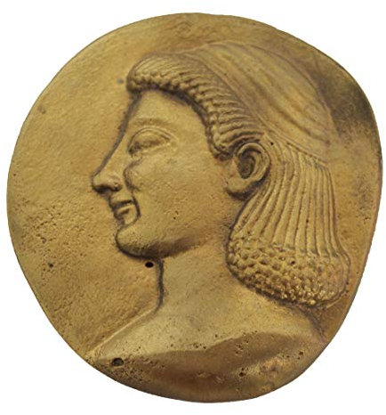 Talos Artifacts Kouros Head Bronze-Schreibtischpresse Papier – Young Male Briefbeschwerer