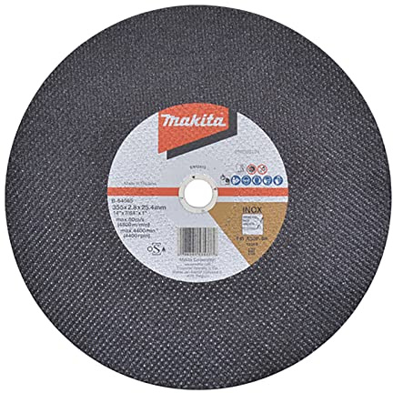 Lot de 5 disques à tronçonner pour meuleuse Ø355mm - MAKITA B-64565-5