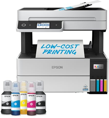 Epson EcoTank ET-5150 Ink Tank Printer | Small Office & Business Use | Wireless & Ethernet | A4 | Print, Copy, Scan | Double-Sided Printing | 6.1cm Touchscreen | 35-Page Document Feeder