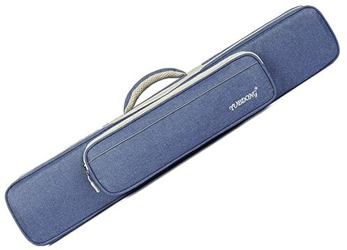 LANDTOM Luxuriöse Bambusflöte/Xiao Flöte, lange und große Aufbewahrungstasche/Tasche mit verstellbarem Schultergurt und Griff, 75 cm