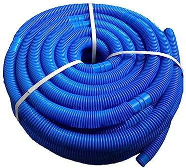 Manguera Flexible para Piscina, 32mm de Diámetro, 5 Metros de Largo, Resistente a los Rayos UV, Tubería de Agua para Bomba de Agua con Cloro, Ideal para el Mantenimiento de (Azul)