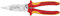 Knipex Pince pour installations électriques chromée, isolées par gaines bi-matière, certifiées VDE 200 mm (carte LS/blister) 13 96 200 SB