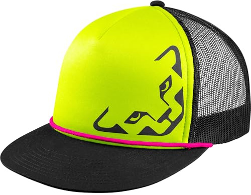 DYNAFIT Unisex Trucker 3 Cap, fluo yellow, ONE SIZE