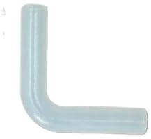 Supkancl 5 Piezas de Codo de Silicona, Conector de Tubo rígido y Blando, Acoplamiento de Goma en ángulo Recto for riego de jardín.(8mm Elbow 5pcs)